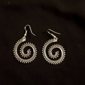 Cute silver earrings
